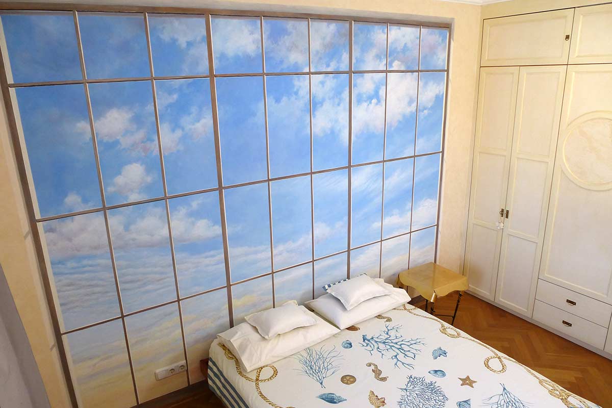 Bild: Wandmalerei Aus- und Durchblicke Schlafzimmer Bilder 1