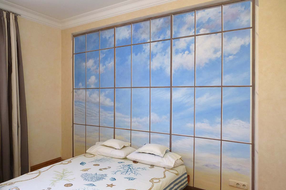Bild: Wandmalerei Aus- und Durchblicke Schlafzimmer Bilder 1