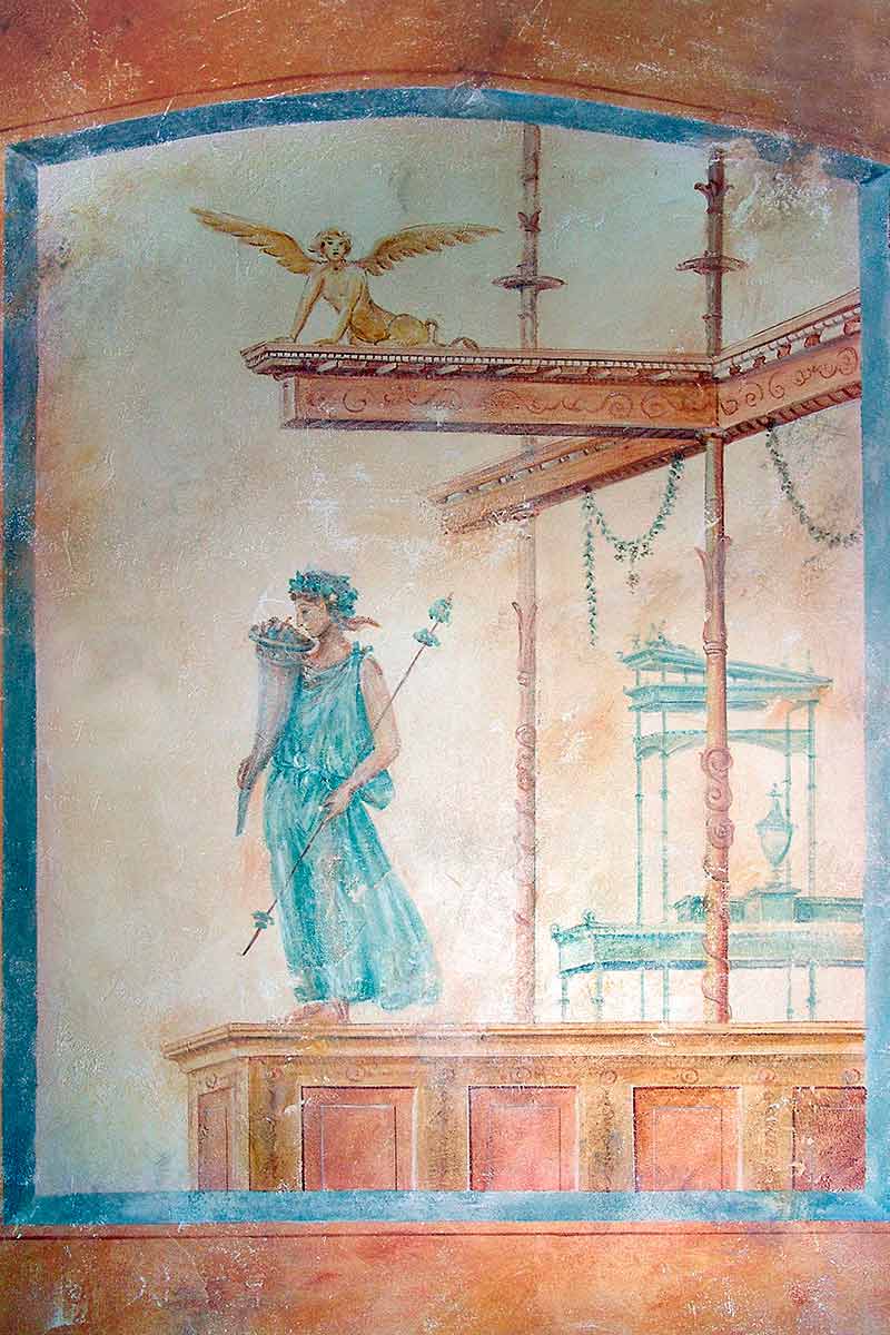 Bild: Wandmalerei Pompejanische Fresken Bilder 2