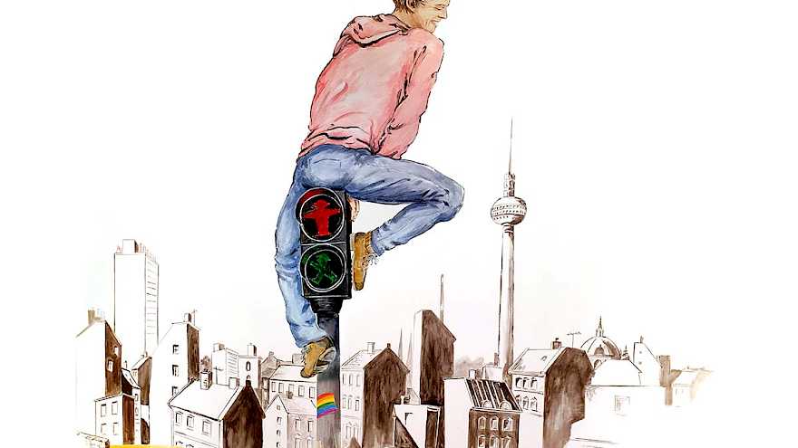 Bild: Berlin-Panorama im Comic-Style